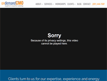 Tablet Screenshot of ondemandcmo.com